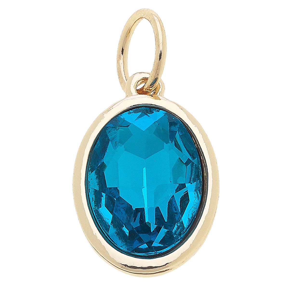 Glass Birthstone Charm