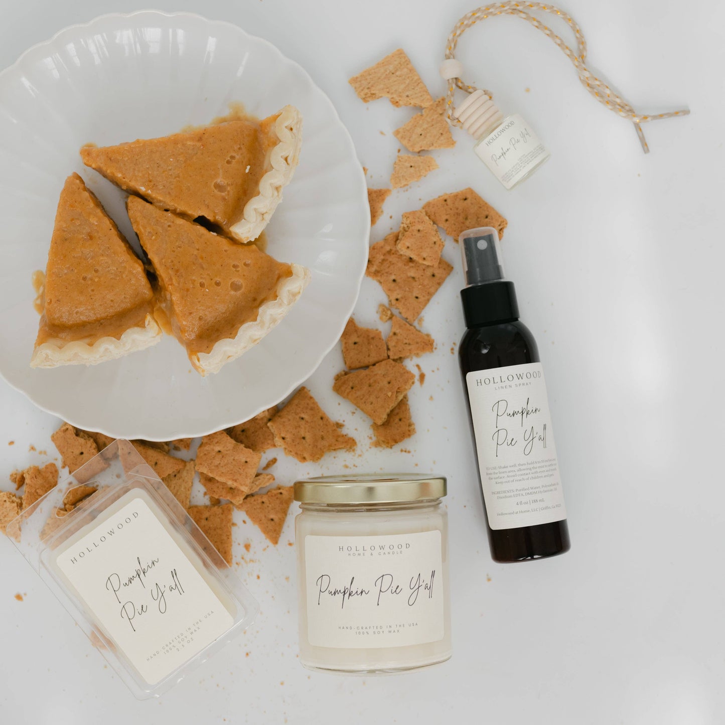 PUMPKIN PIE Y'ALL | FALL | 8 OZ CANDLE