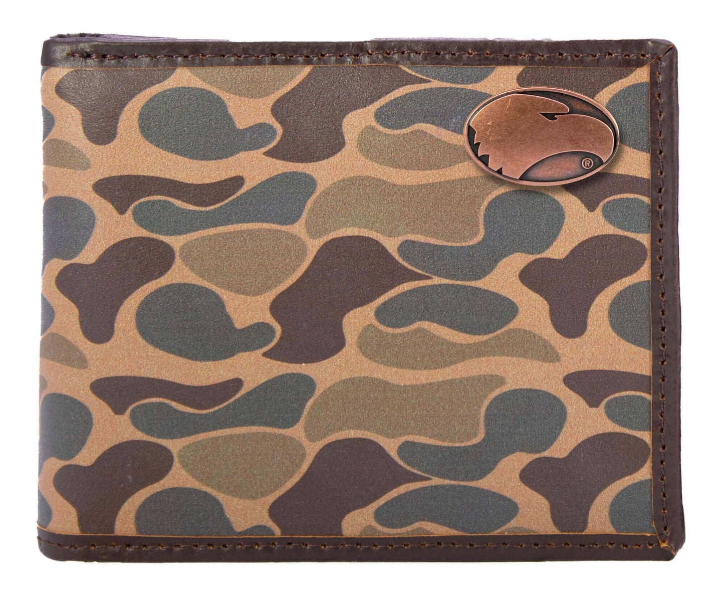 Georgia Southern Eagles Bifold Old School Camo Wallet.