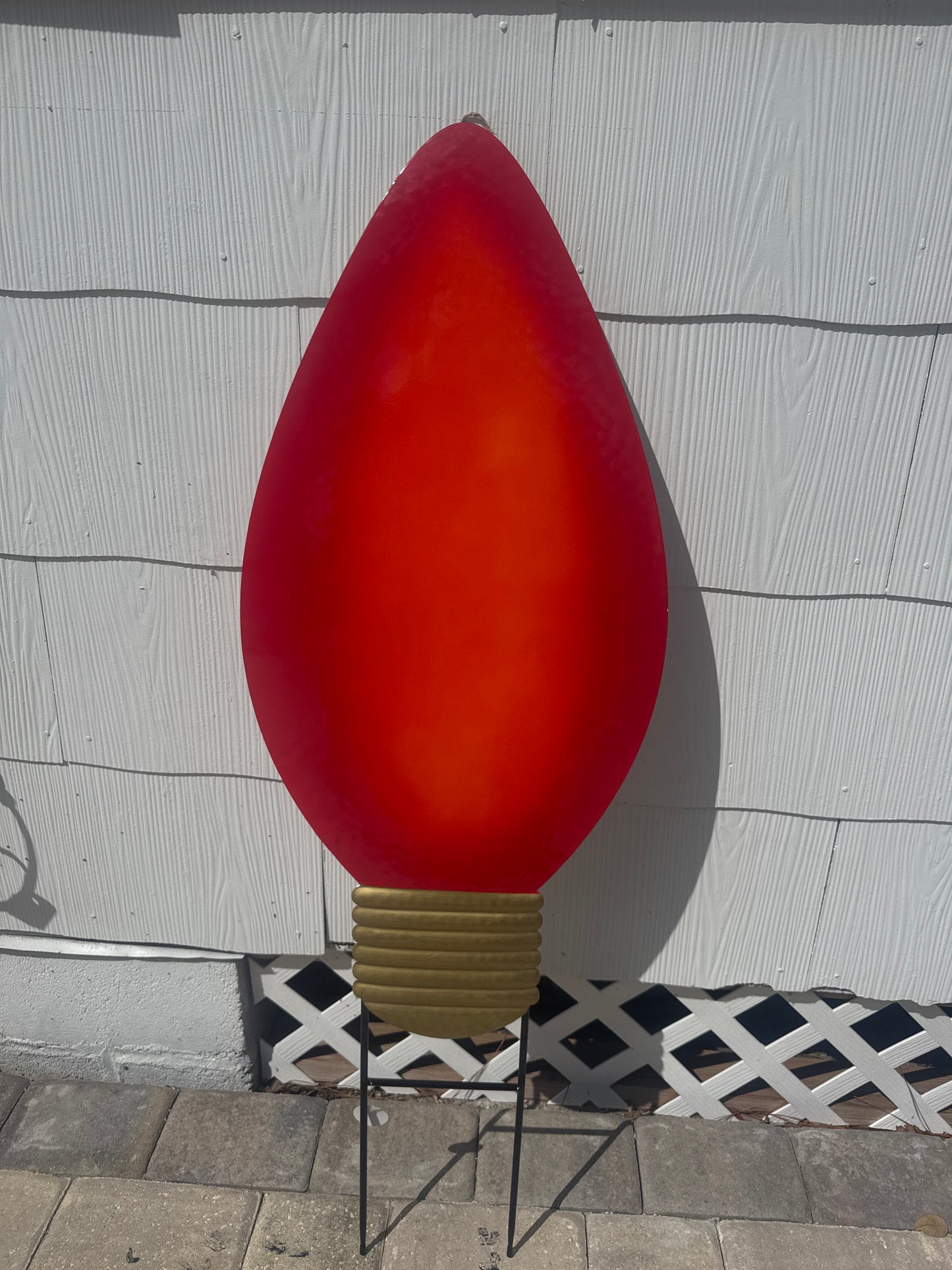 Assorted Metal Christmas Bulb #3