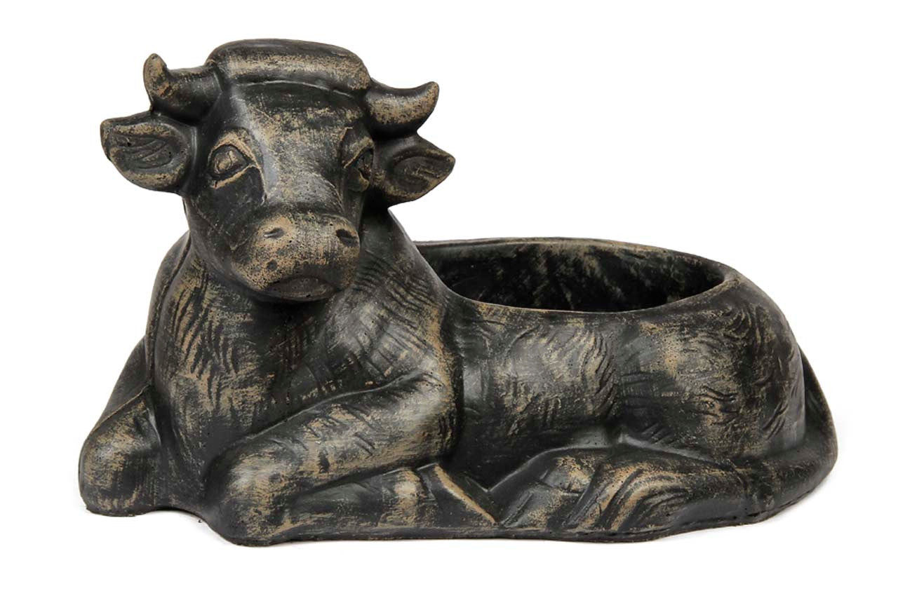 π Athens Stone Casting Cow Planter