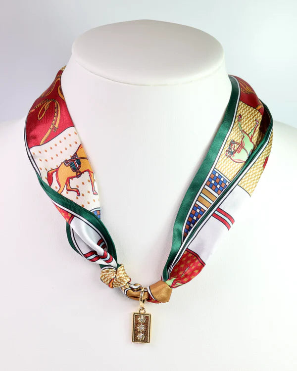 Lillie Scarf Charm Necklace