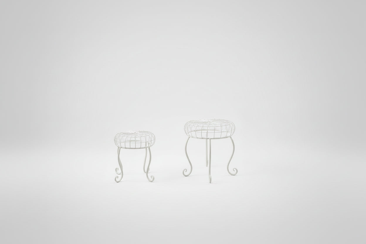 Metal Wire Plant Stand (Set of Two)