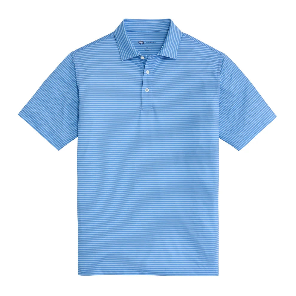 Onward Reserve Wake Stripe Polo in Azurine