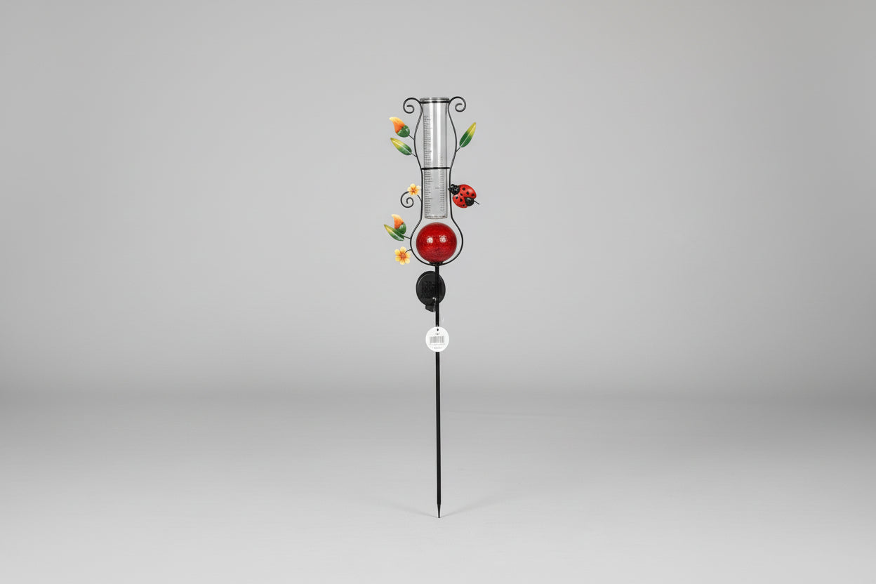 Assorted Rain Gauges on Pole