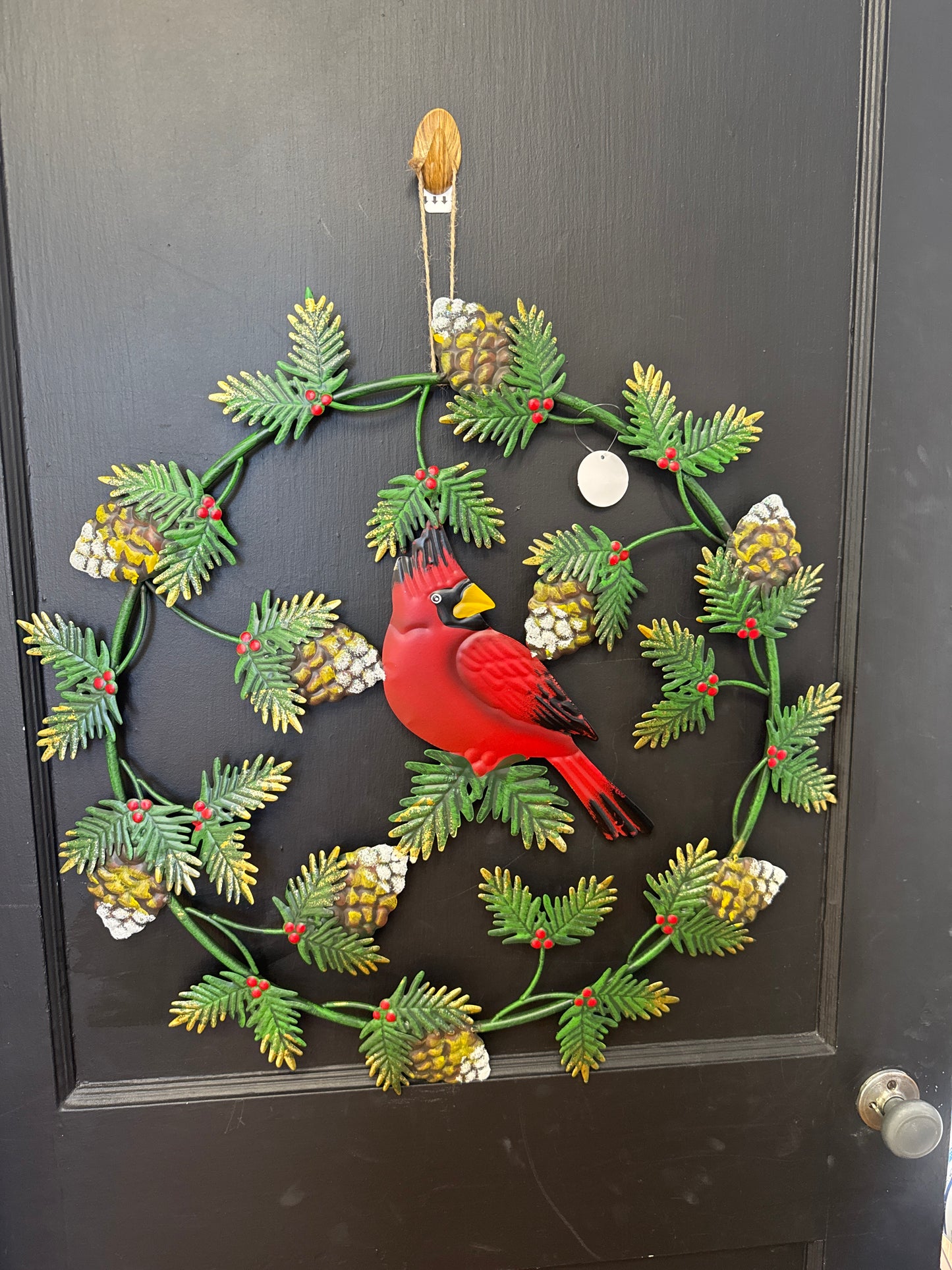 Metal Christmas Cardinal Wall Decor