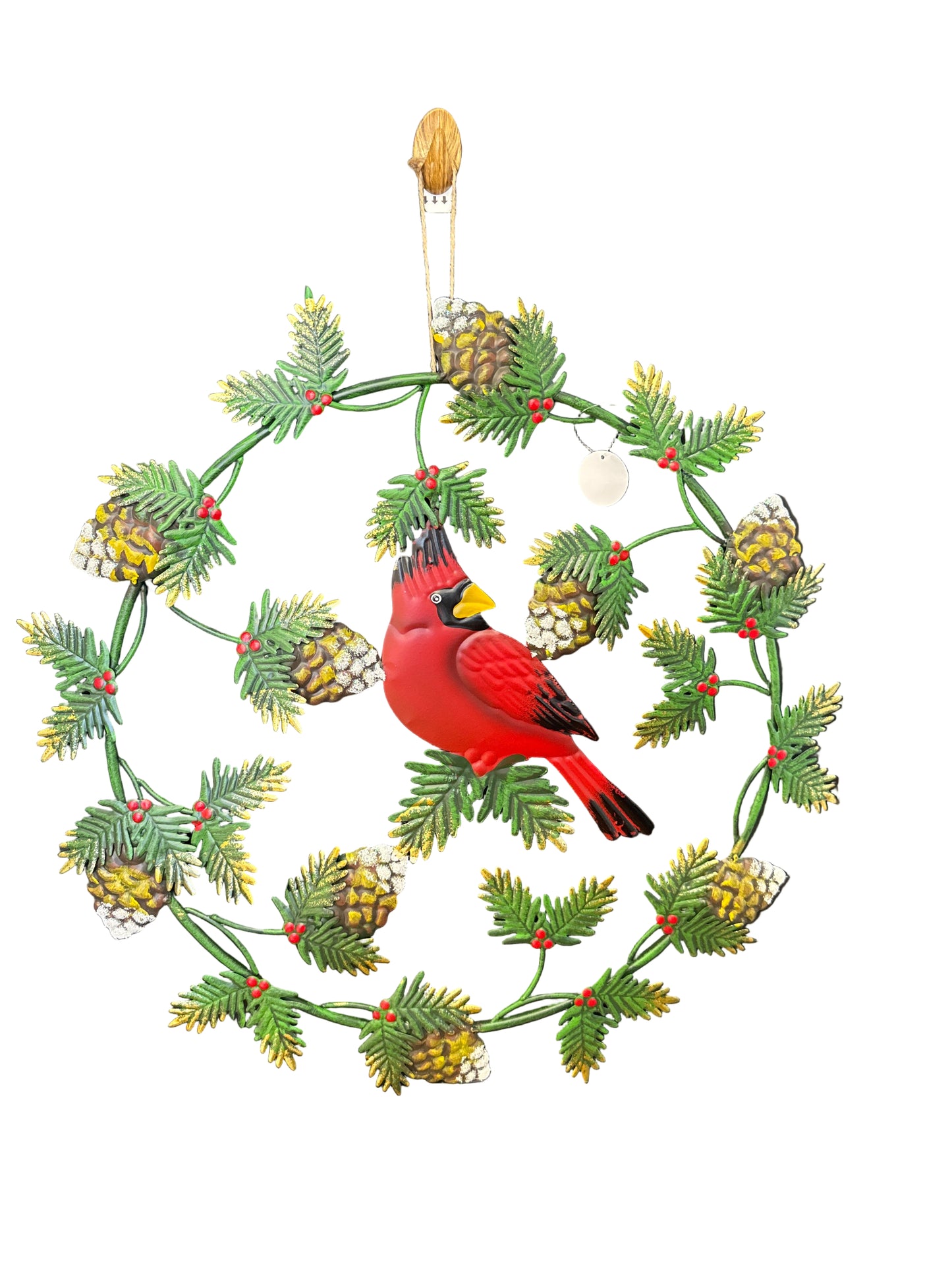 Metal Christmas Cardinal Wall Decor