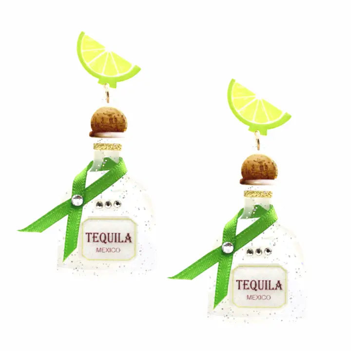 “Tequila” and Lime Earrings