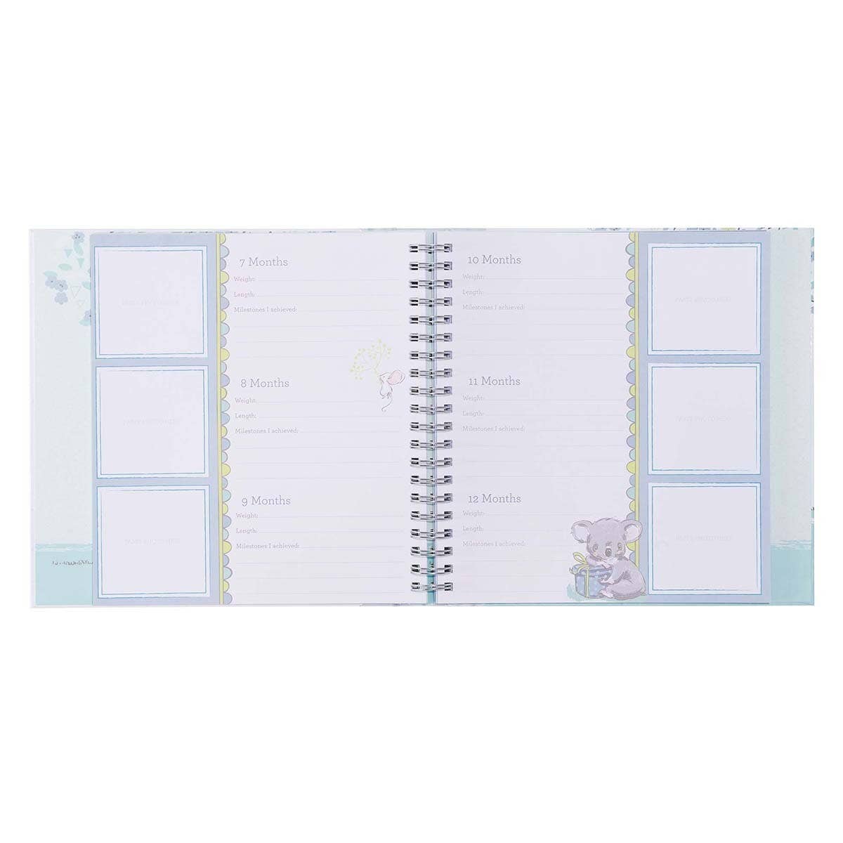 👶💙 Baby Boy’s First Year Memory Book