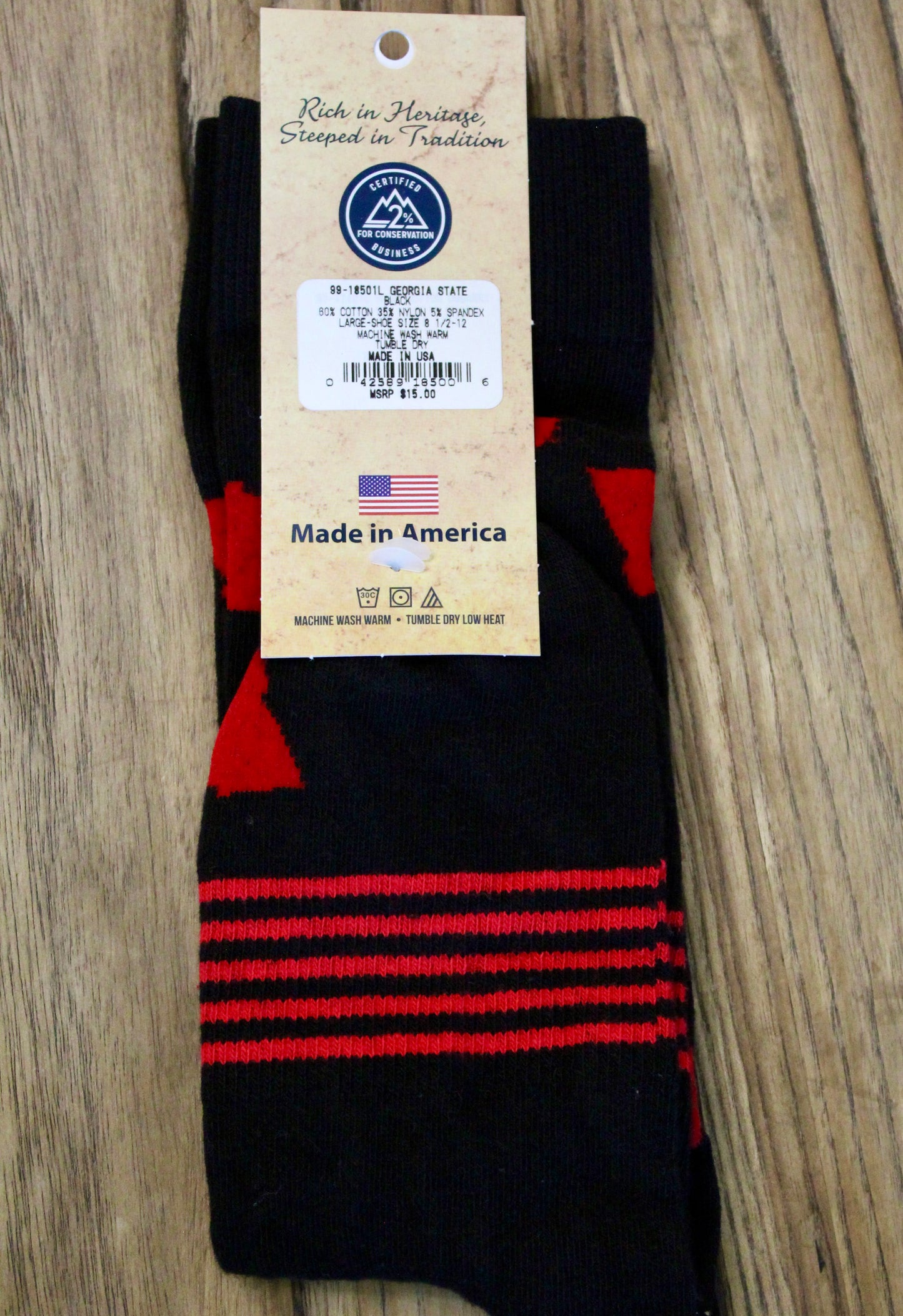 Georgia State – Black Socks