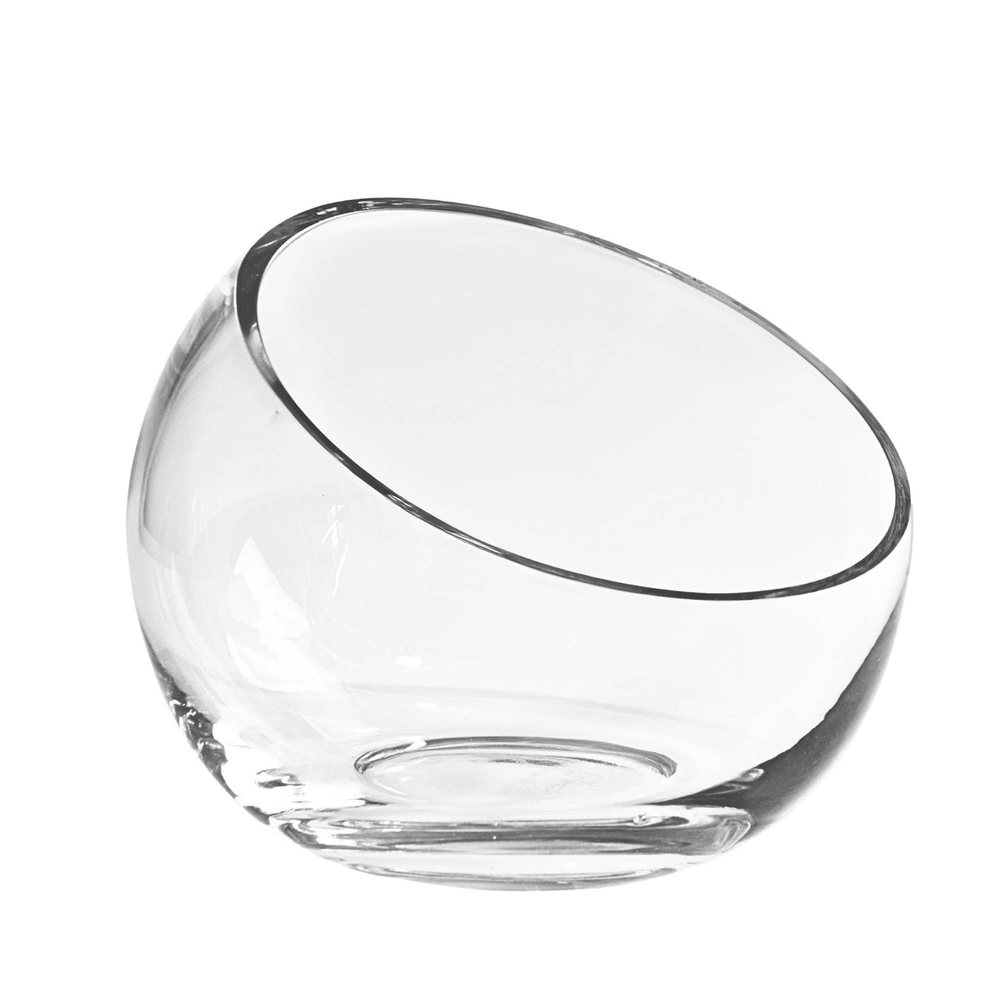 5"H Open Slope Cut Bowl Vase