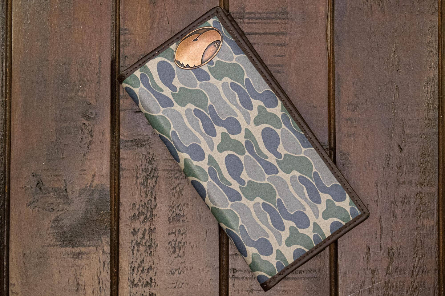 Georgia Southern Eagles Secretary Old School Camo Wallet.