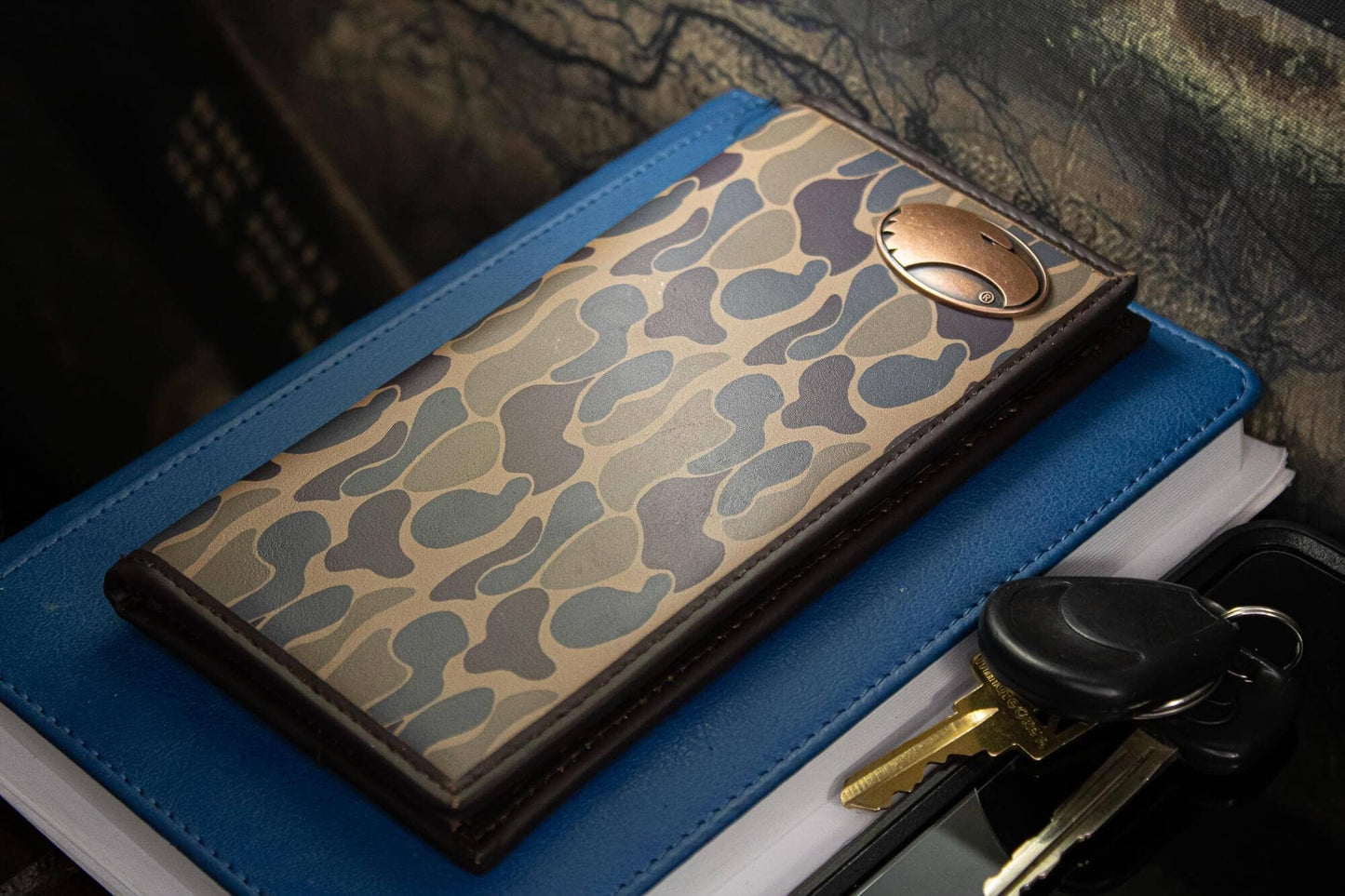 Georgia Southern Eagles Secretary Old School Camo Wallet.