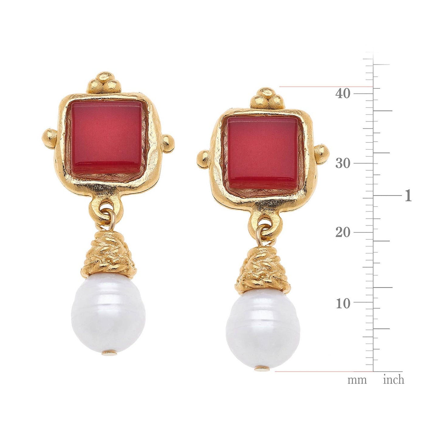 Susan Shaw Charlotte Pearl Drop Earrings