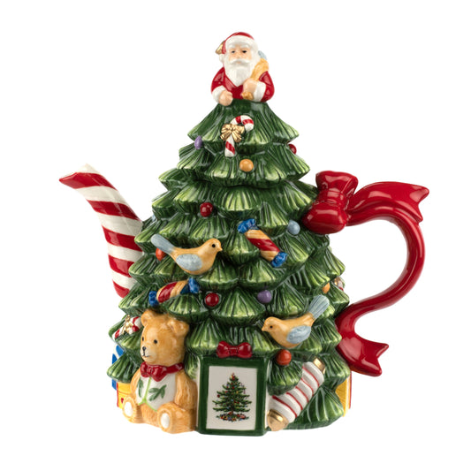 Christmas Tree Tree Teapot  7.75"