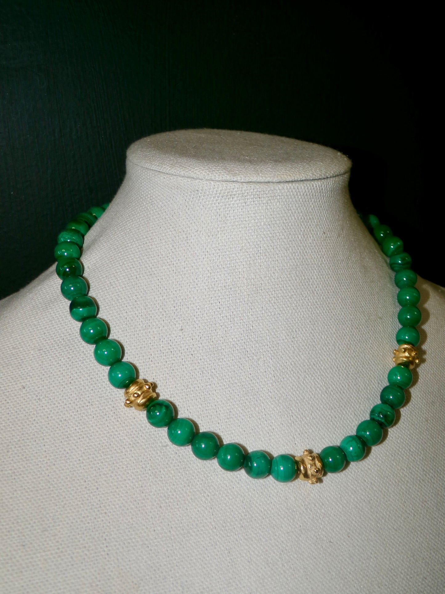 Susan Shaw Bailey Green Necklace