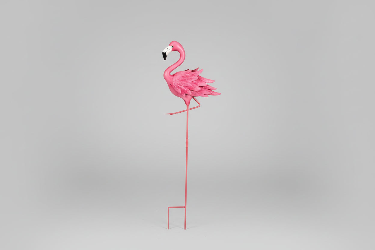 Small Flamingo Yard Stake