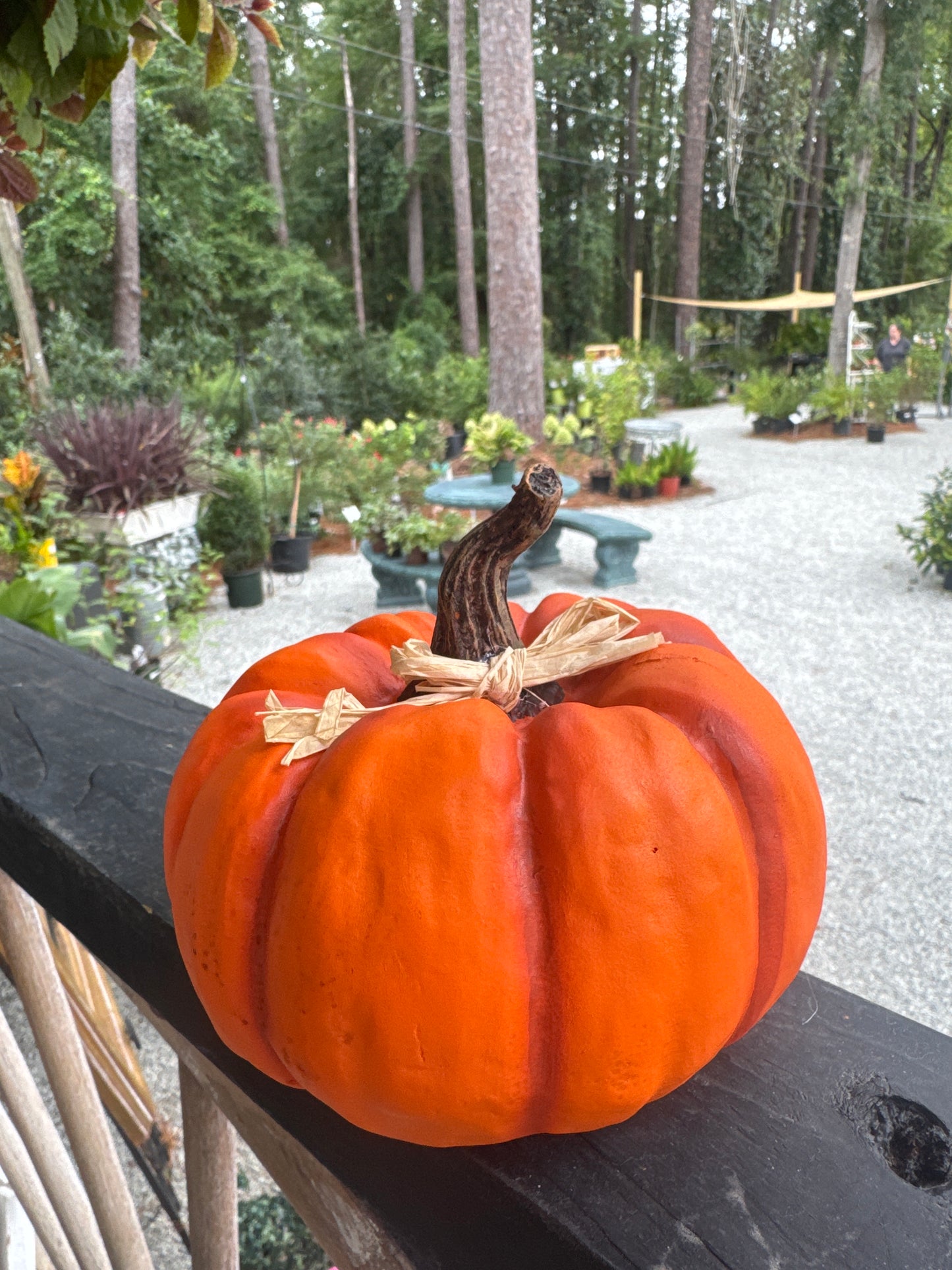 Dark Orange Poly Pumpkin