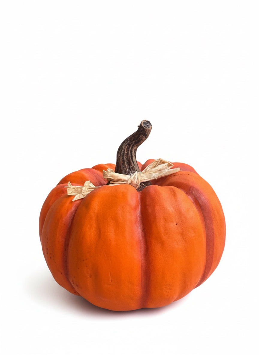 Dark Orange Poly Pumpkin