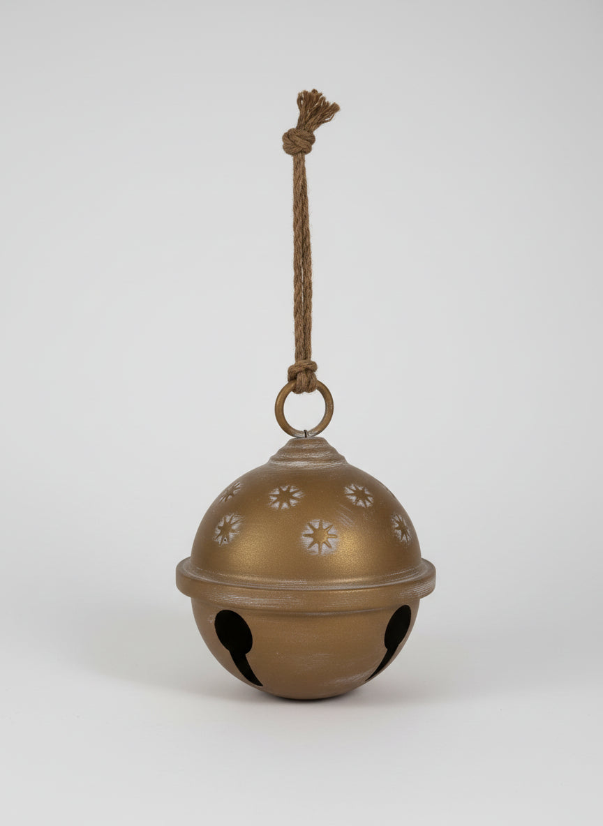 Large Gold Metal Bell
