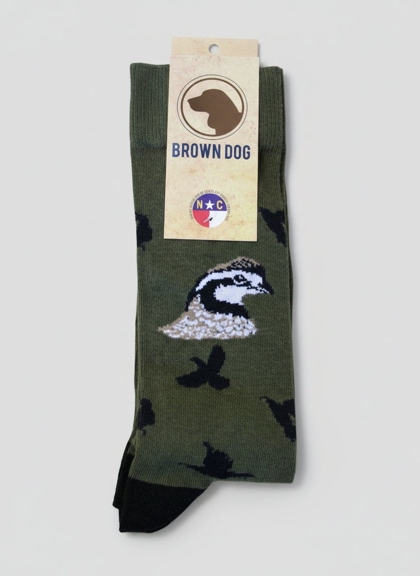Quail Head – Sage Socks