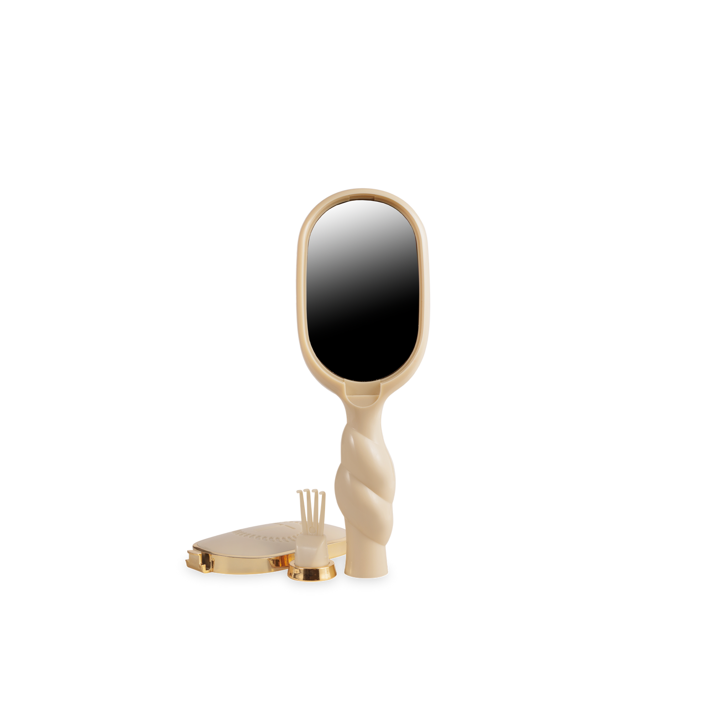 TELETIES® Mini Boar Bristle Hair Brush – Tan