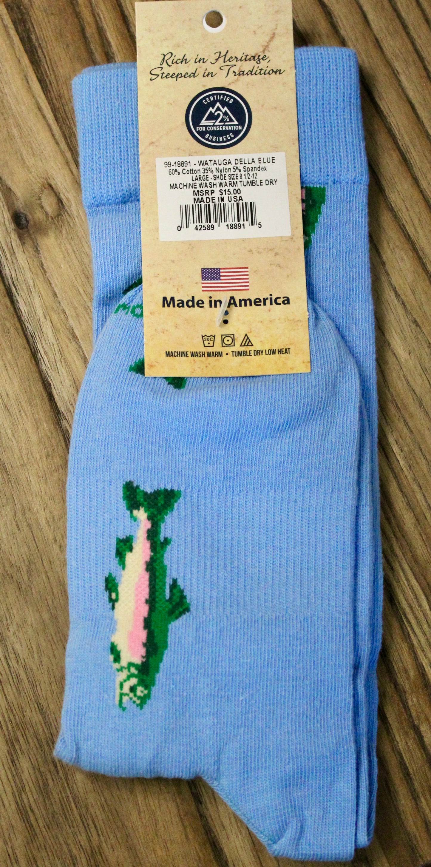 Watauga – Della Blue Socks