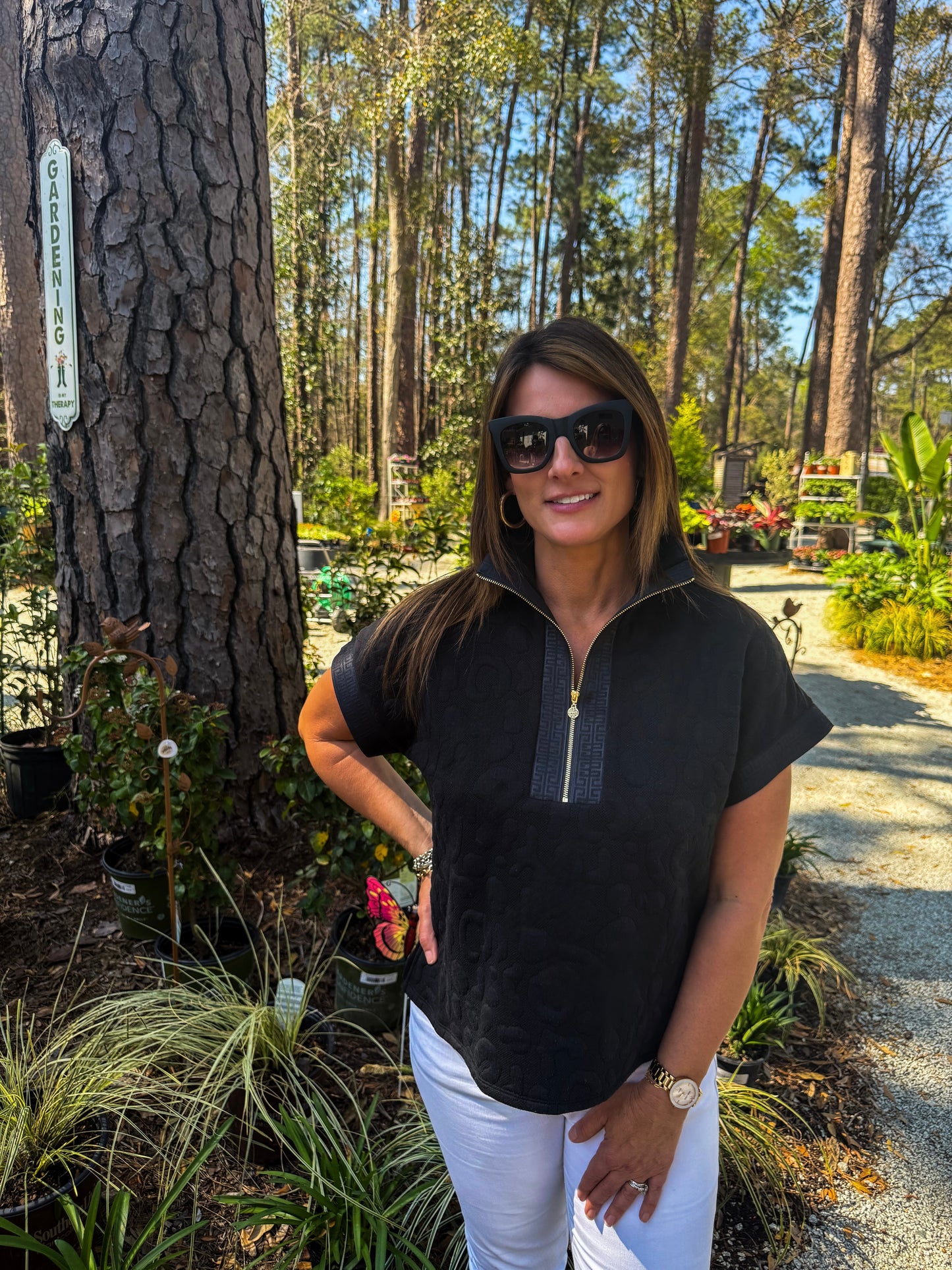 Emily Mccarthy Poppy Pullover- Black Cheetah