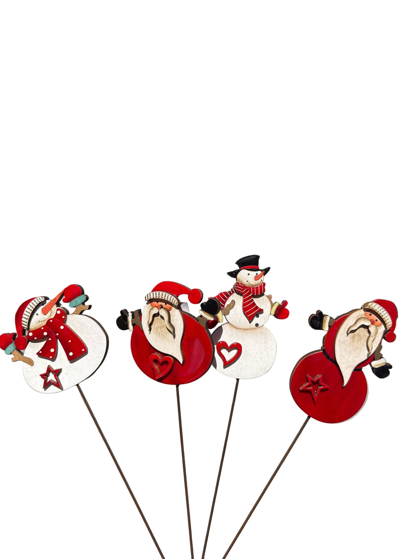 Assorted Wooden Christmas Pick