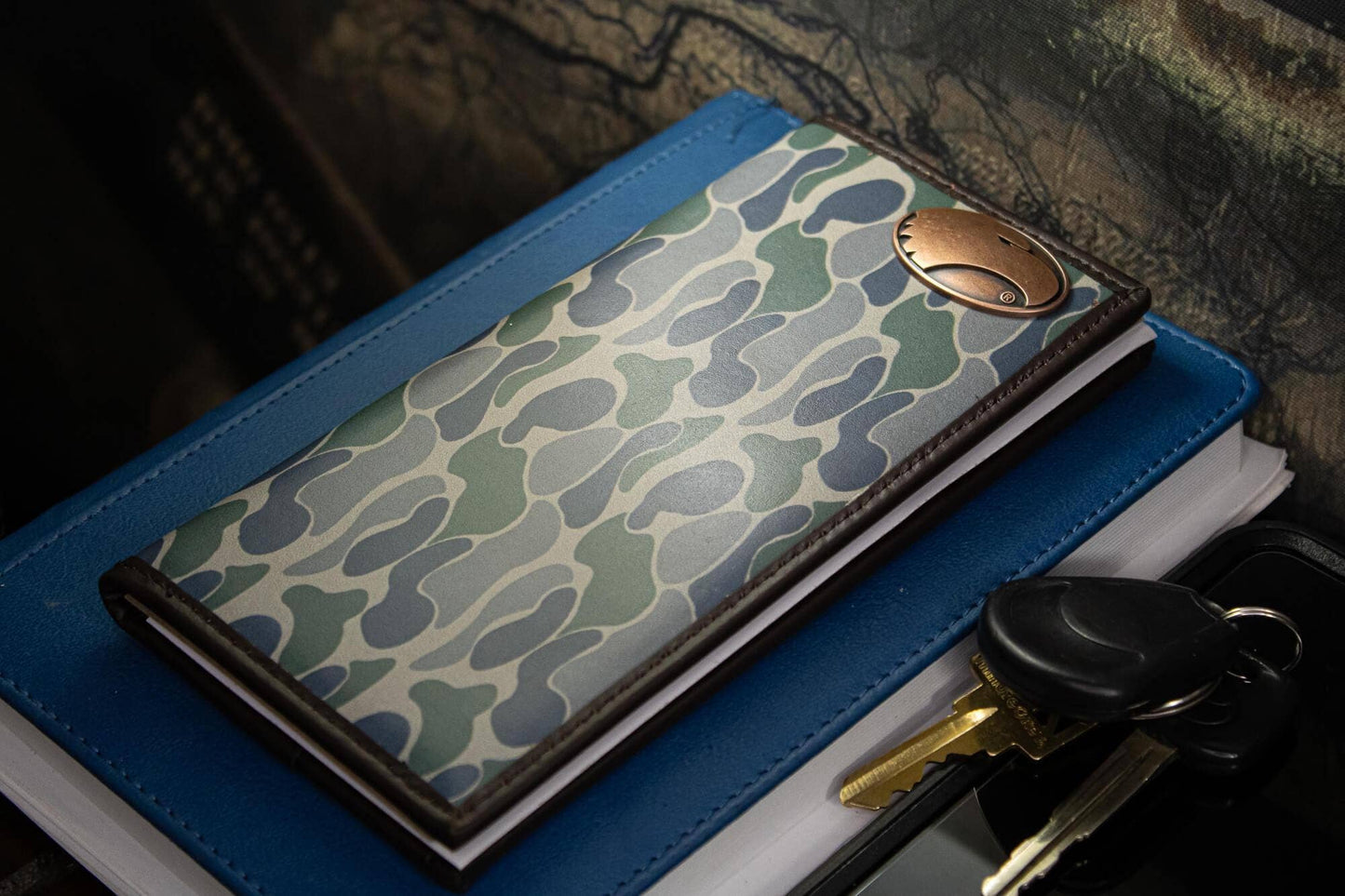 Georgia Southern Eagles Secretary Old School Camo Wallet.