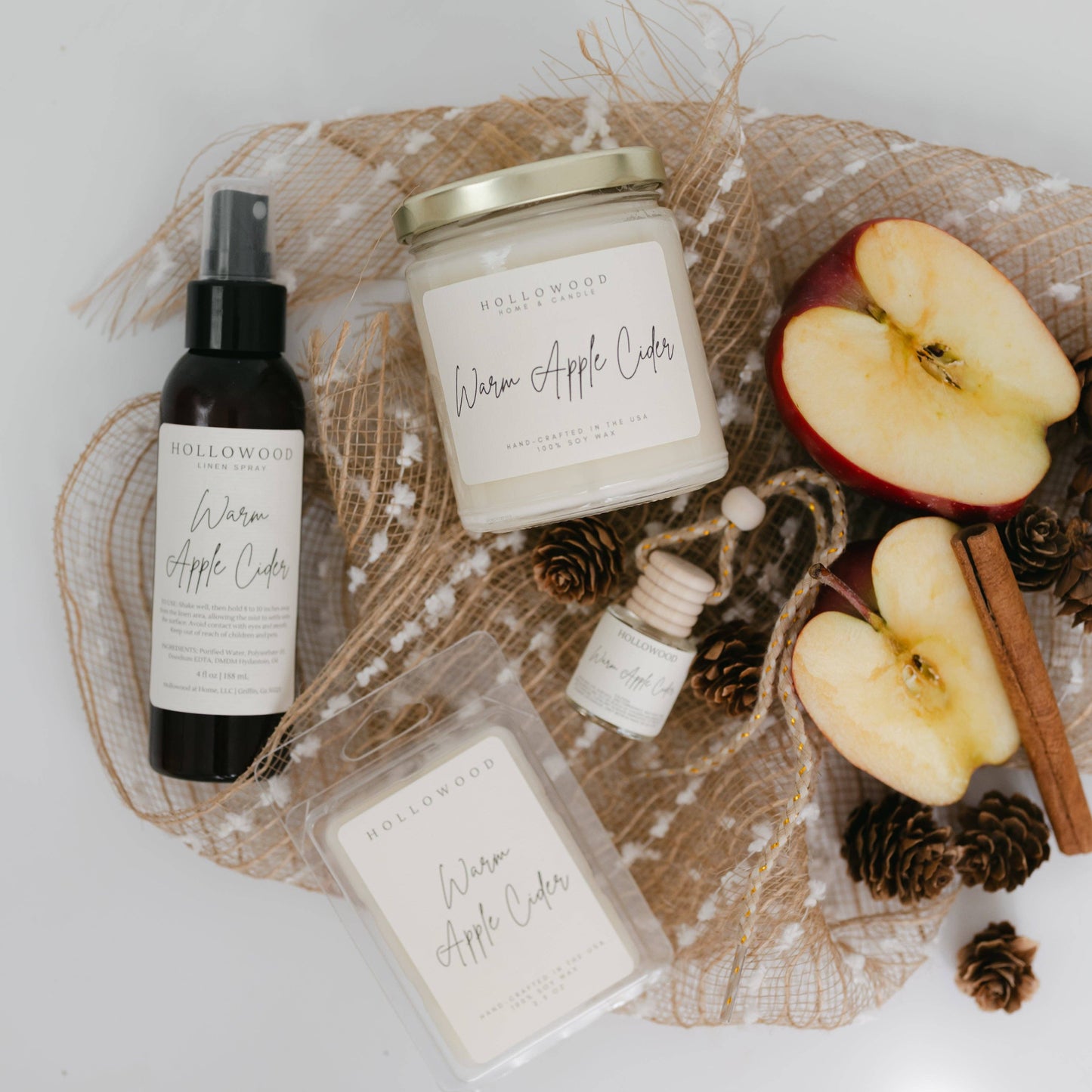 WARM APPLE CIDER | FALL | 8 OZ CANDLE