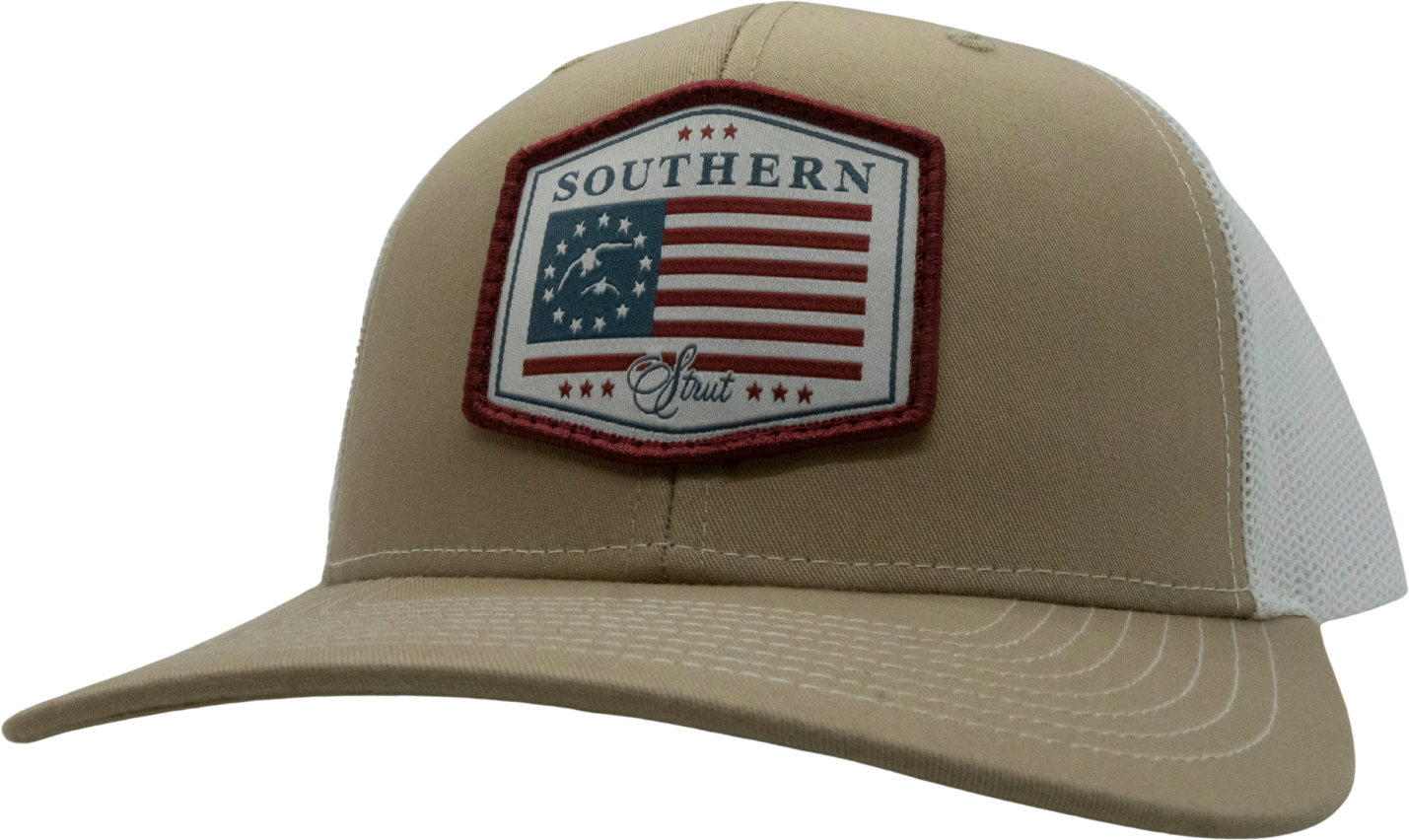 American Flag Duck Patch Hat