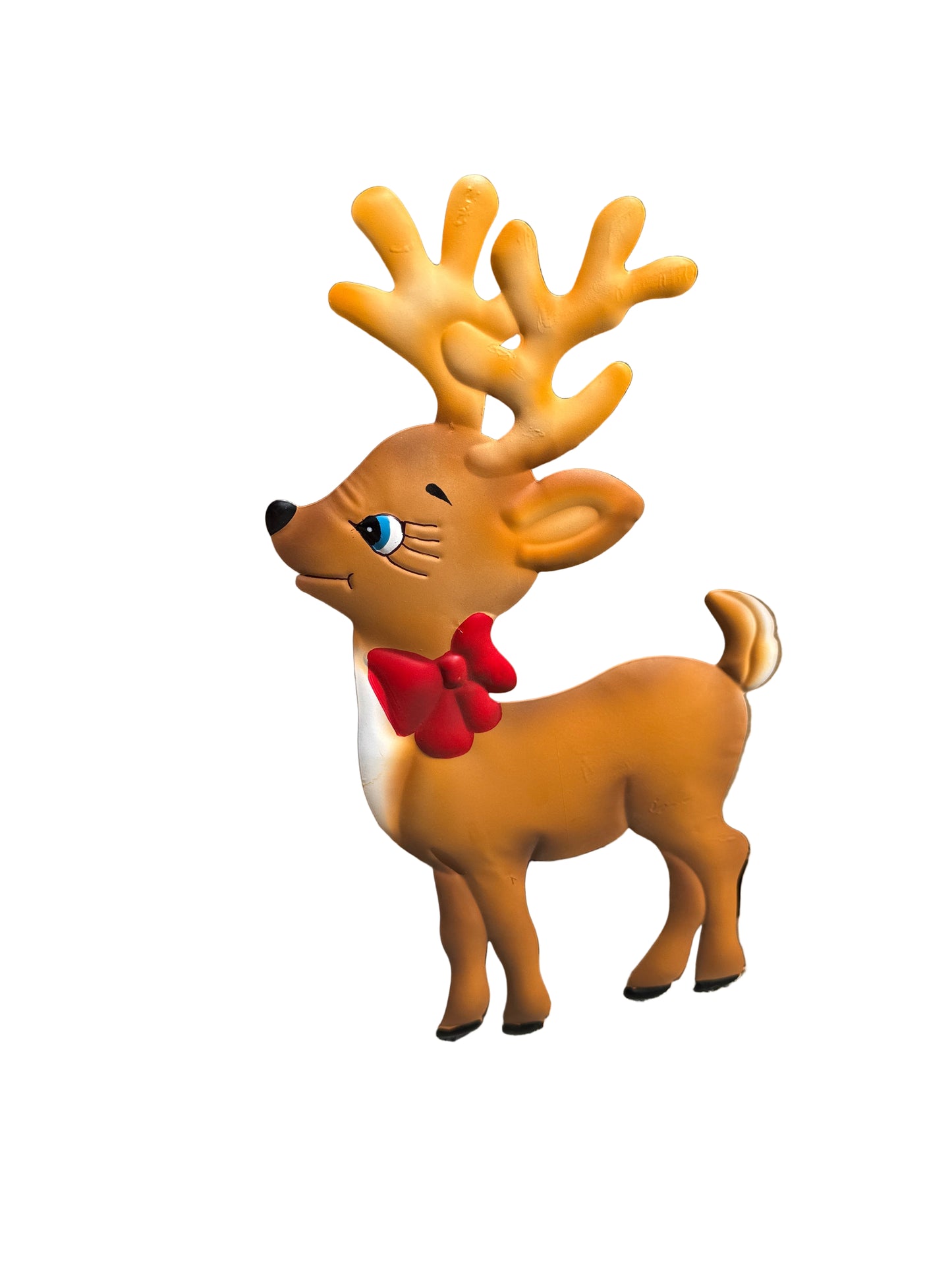 Metal Red Nose Christmas Deer