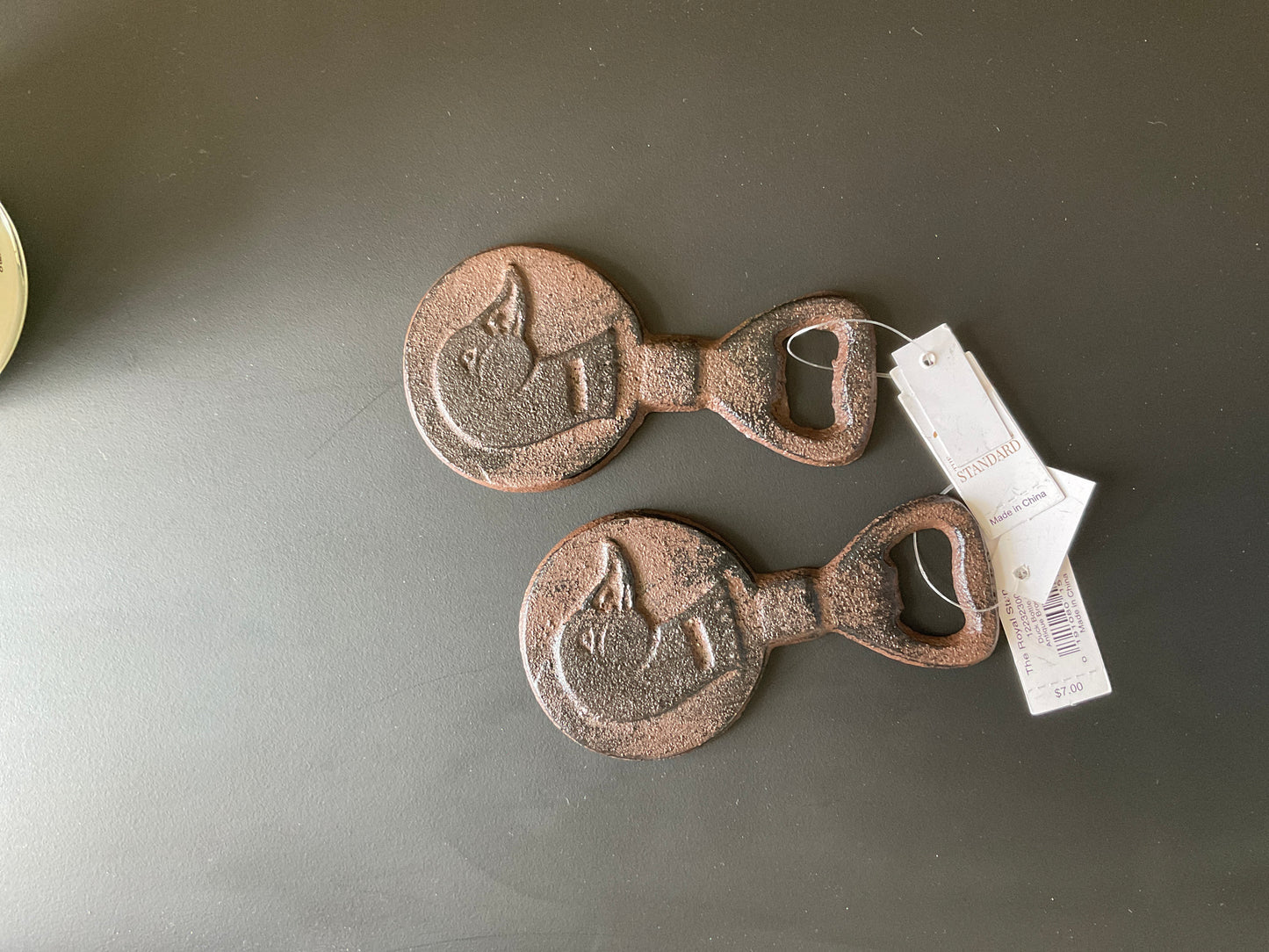 Duck Bottle Opener Antique Brown 2.5x4.5