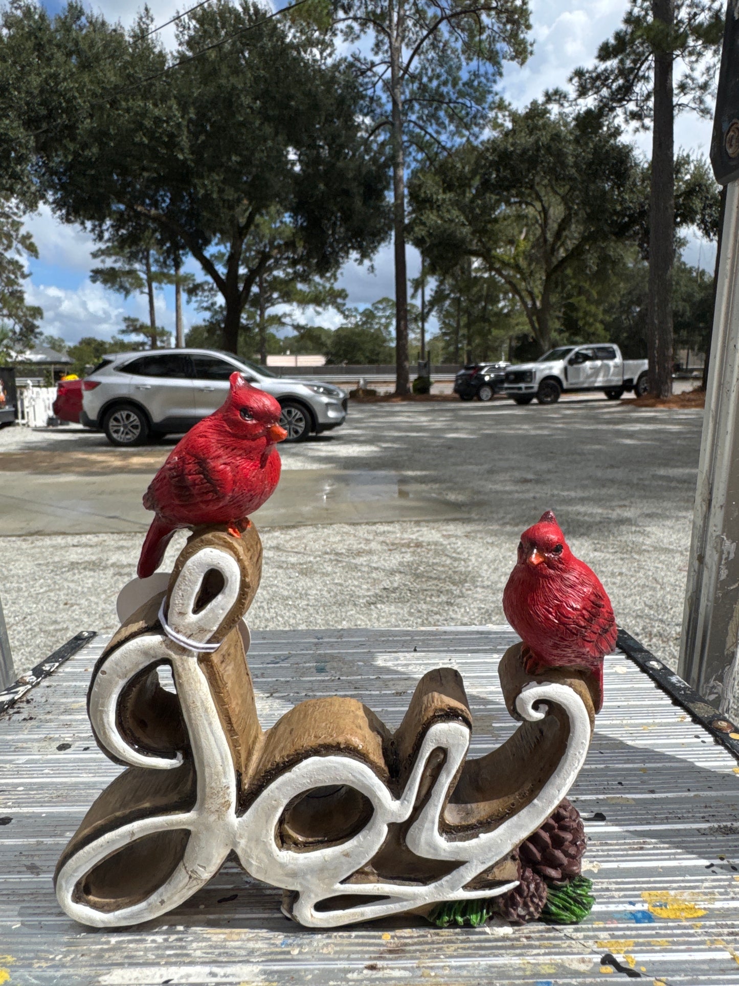 Joy with Cardinal Christmas
