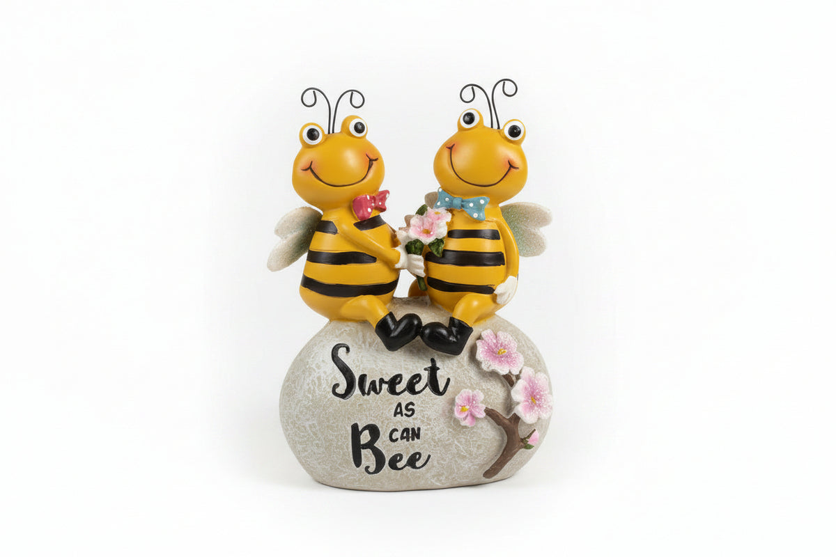 Bees on Rock Garden Art