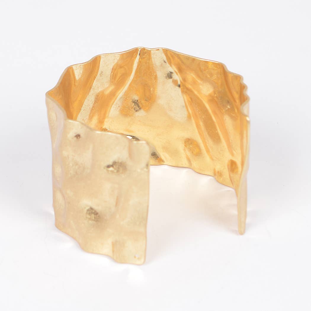 Hammered Metal Cuff