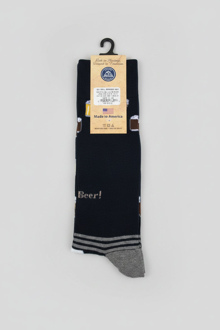 BEERWORKS – Navy Socks