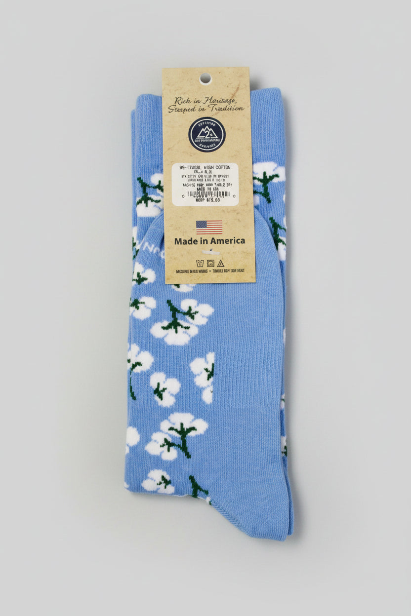 High Cotton – Della Blue Socks