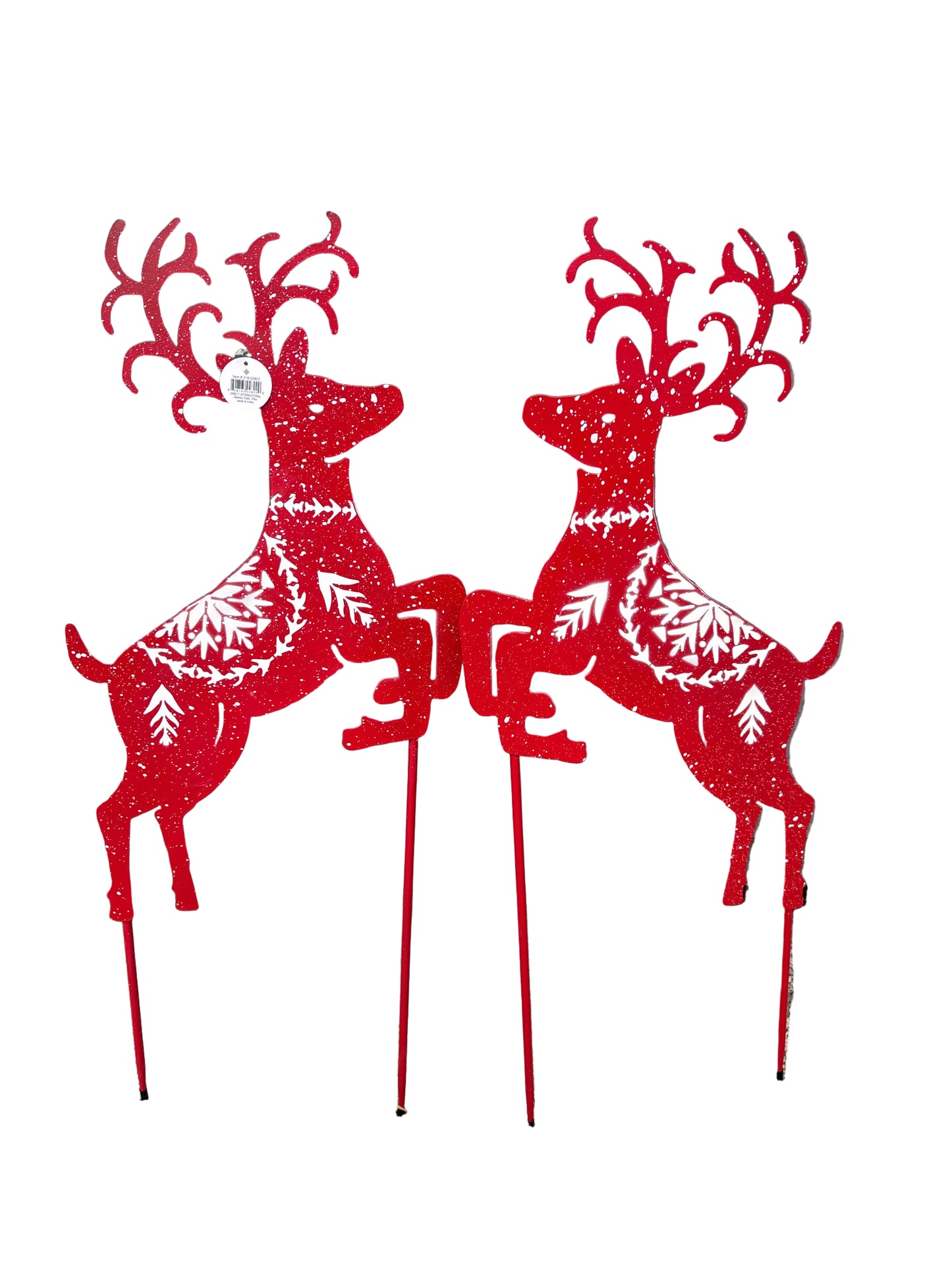 Assorted Red Christmas Deer