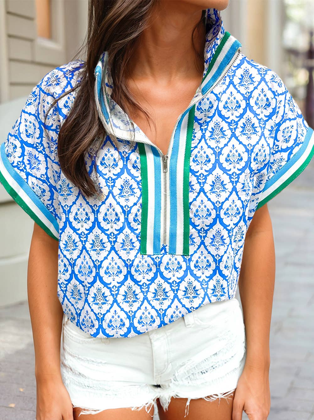 Abstract Bliss Blouse