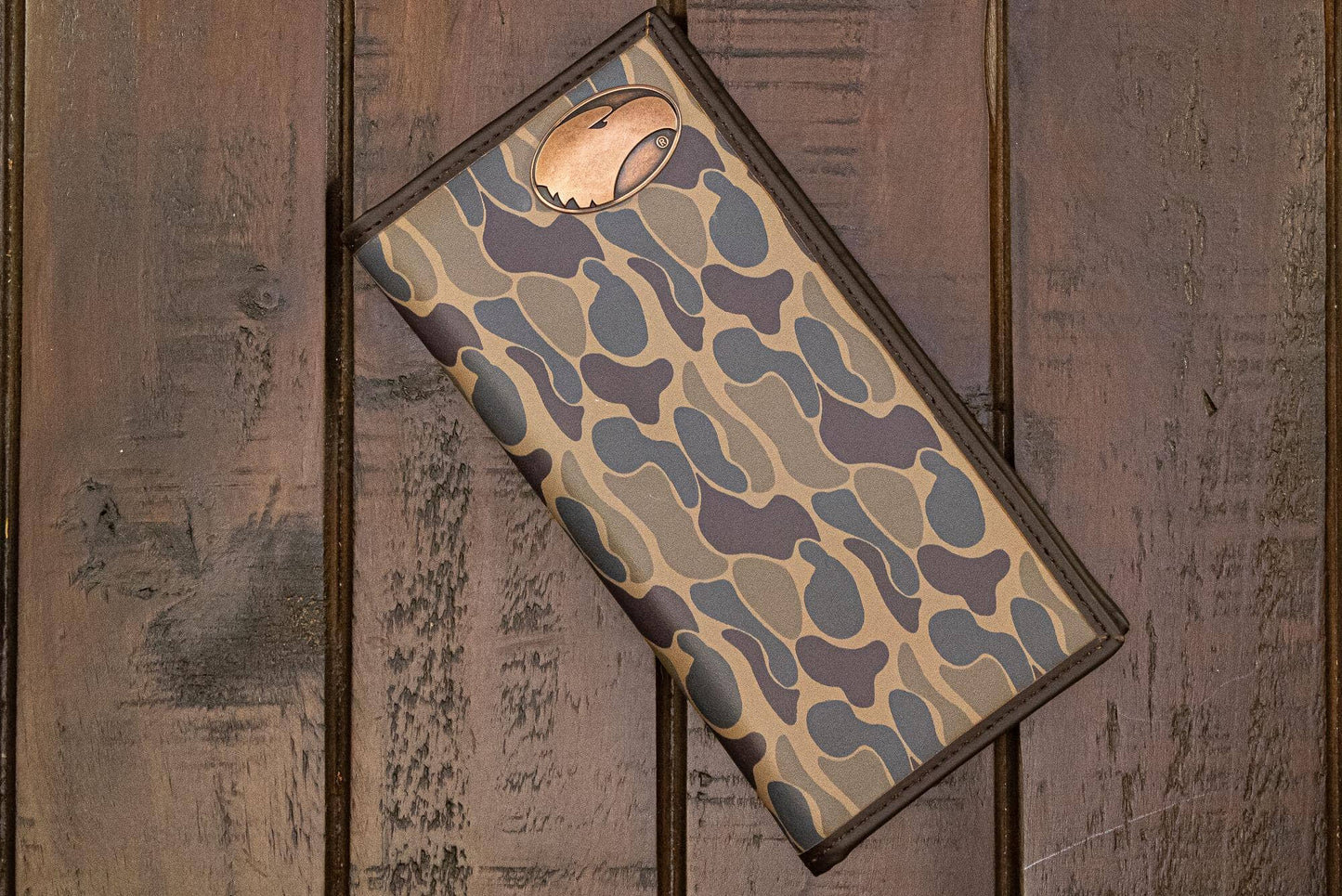 Georgia Southern Eagles Secretary Old School Camo Wallet.