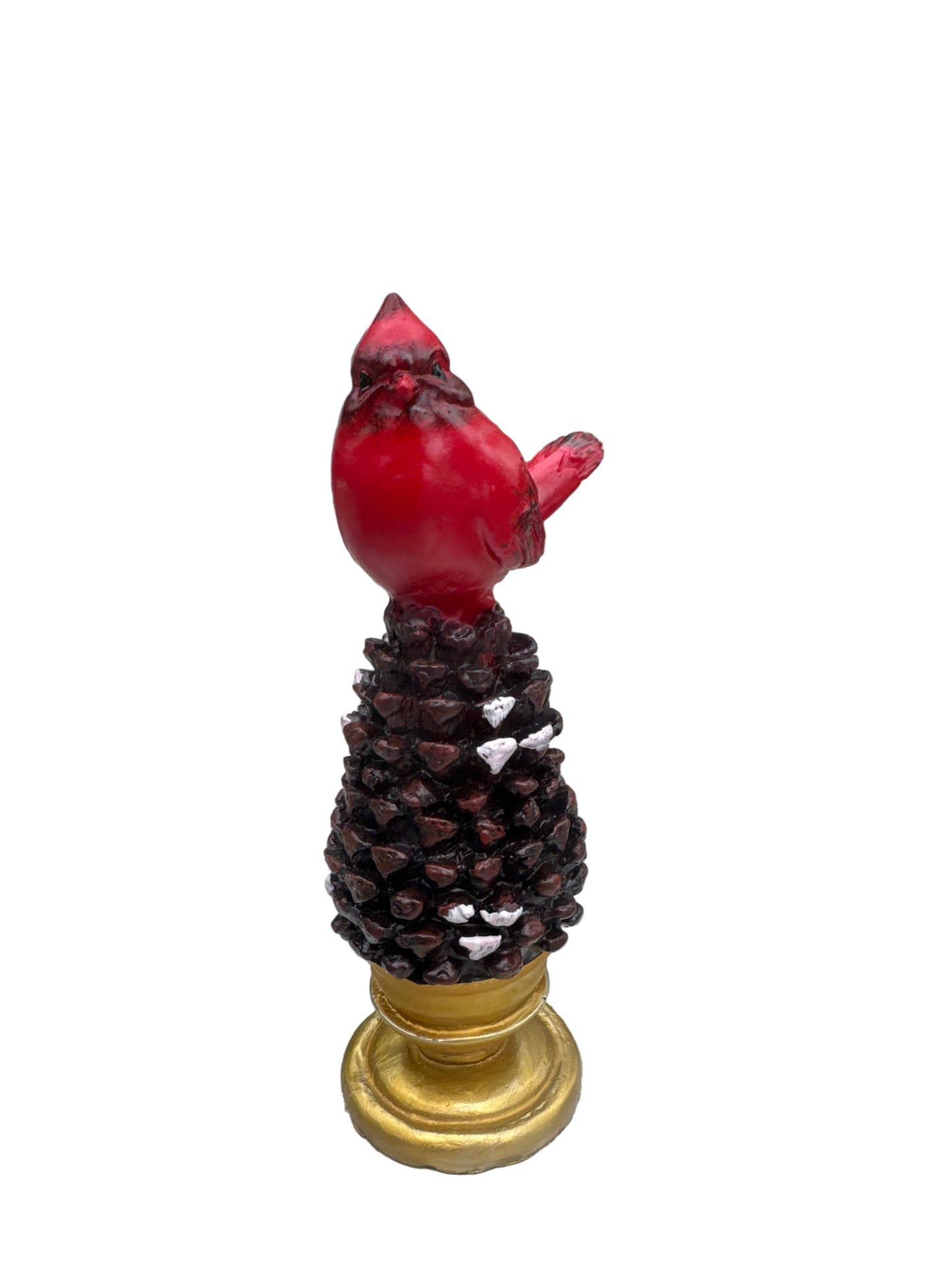 Assorted Poly Cardinals on Pinecones