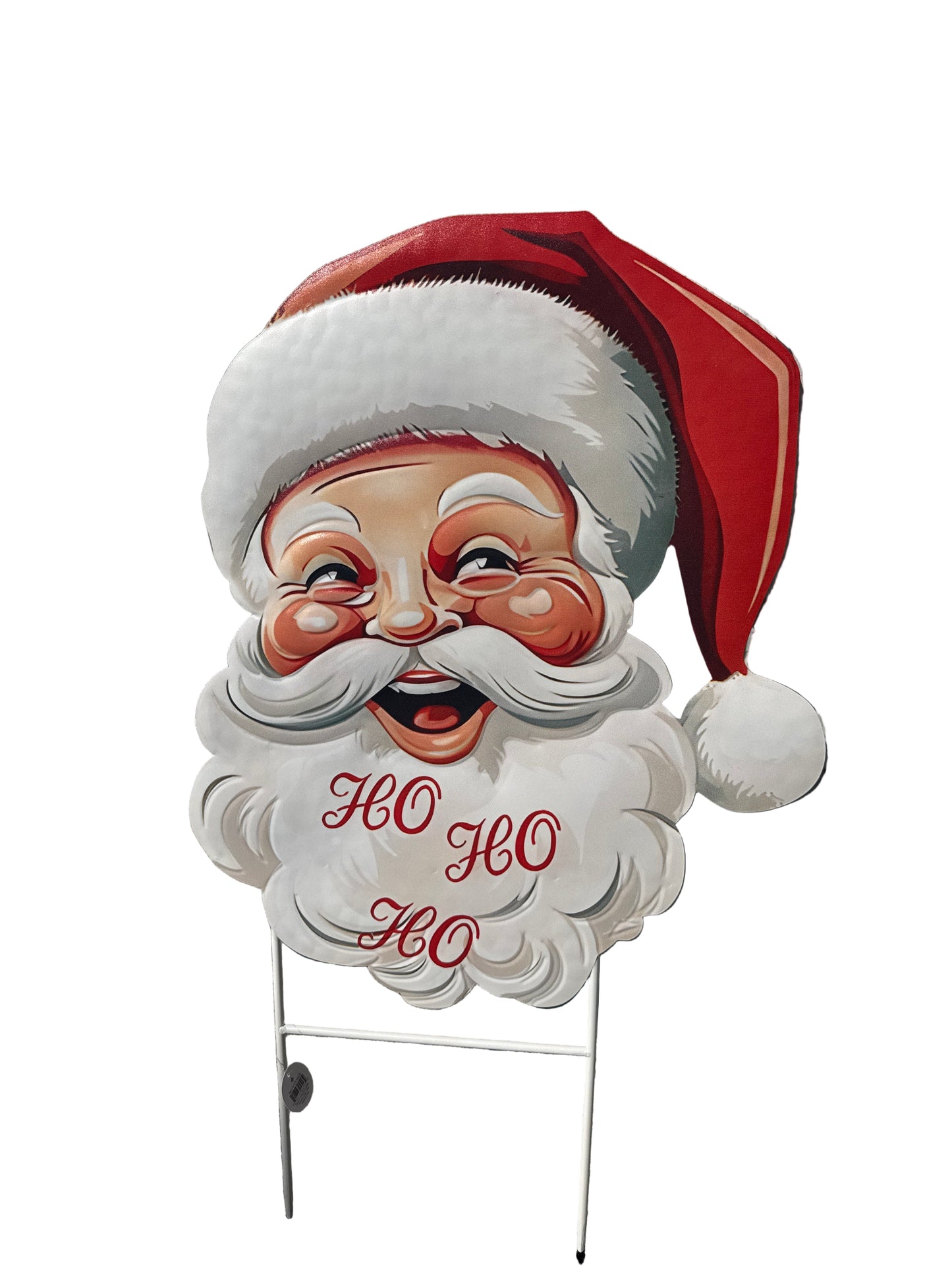 Metal Ho Ho Ho Santa Head