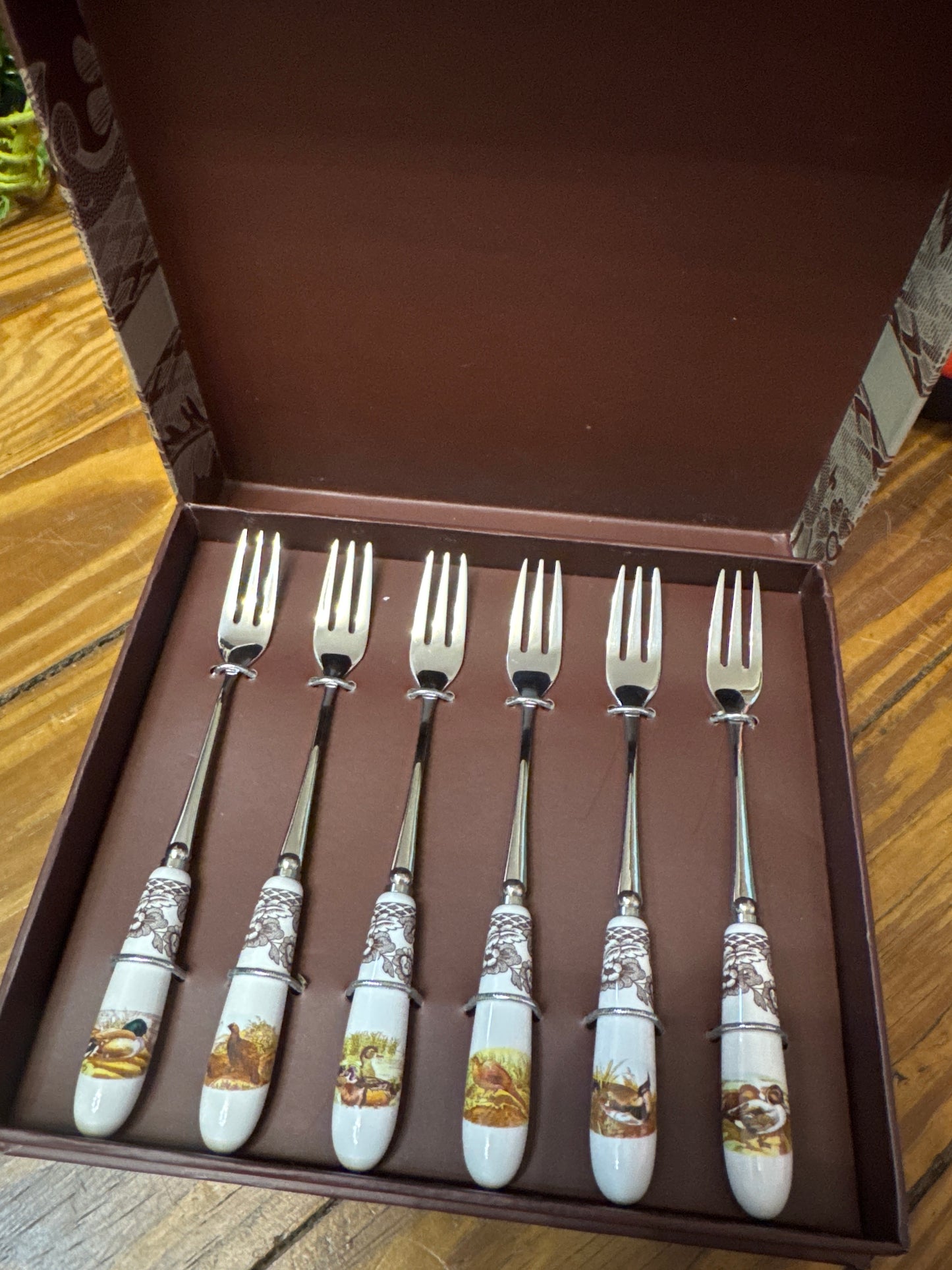Woodland Pastery Forks S/6