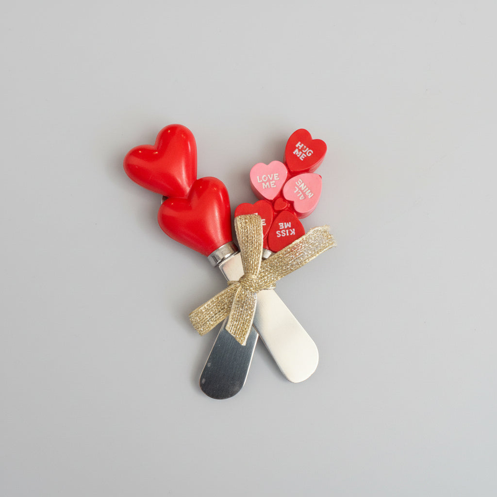 Valentine's Day Resin Polyresin Cheese Spreader