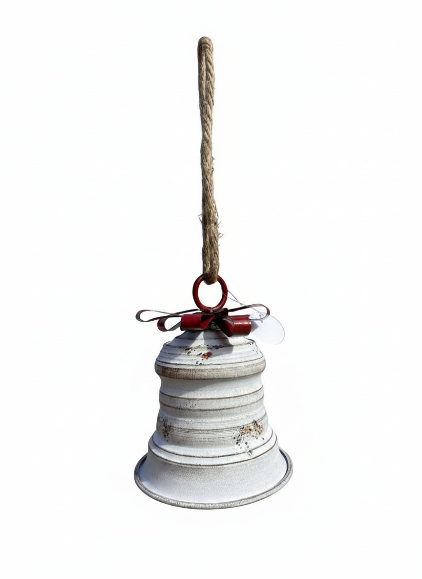 6" Antique Metal Christmas Bell