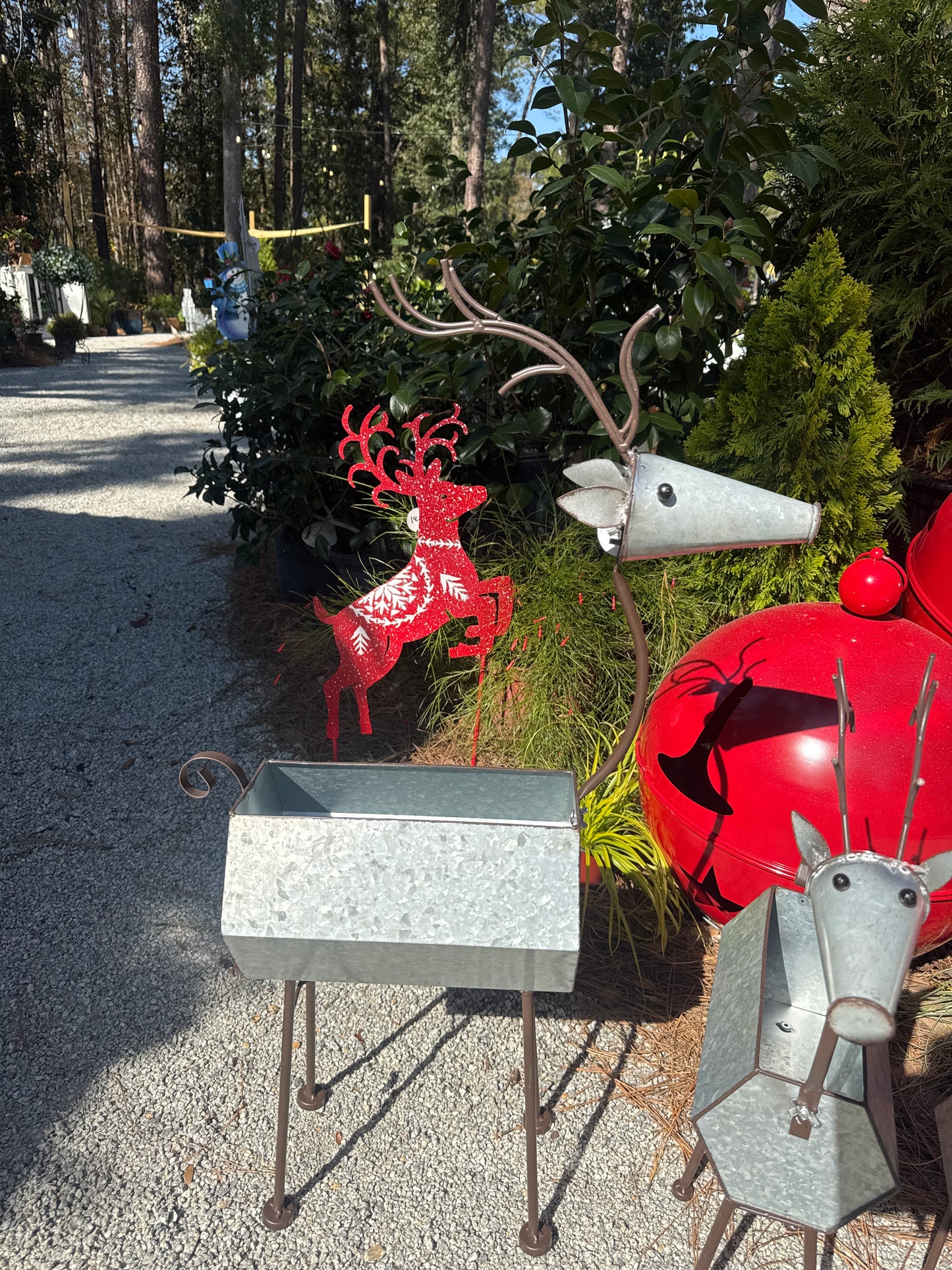 Christmas Metal Reindeers