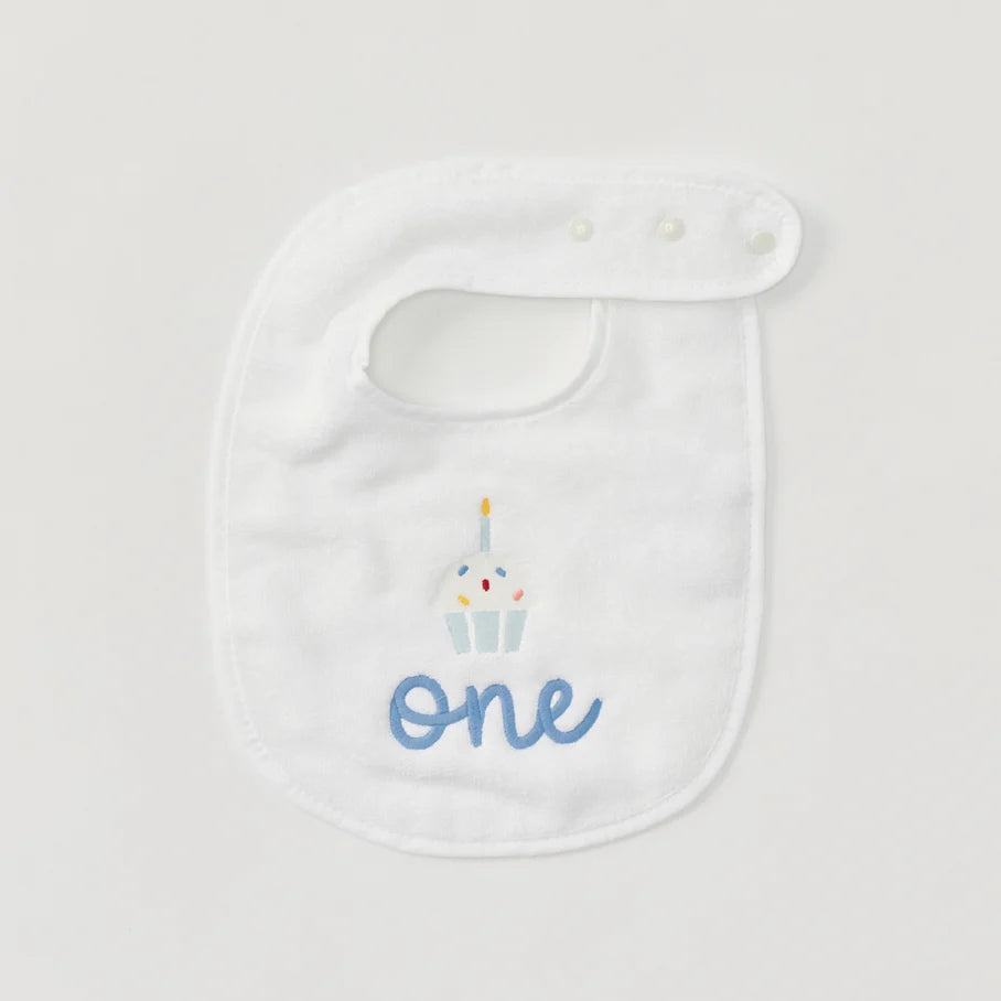 Weezie Birthday Bib - Blue