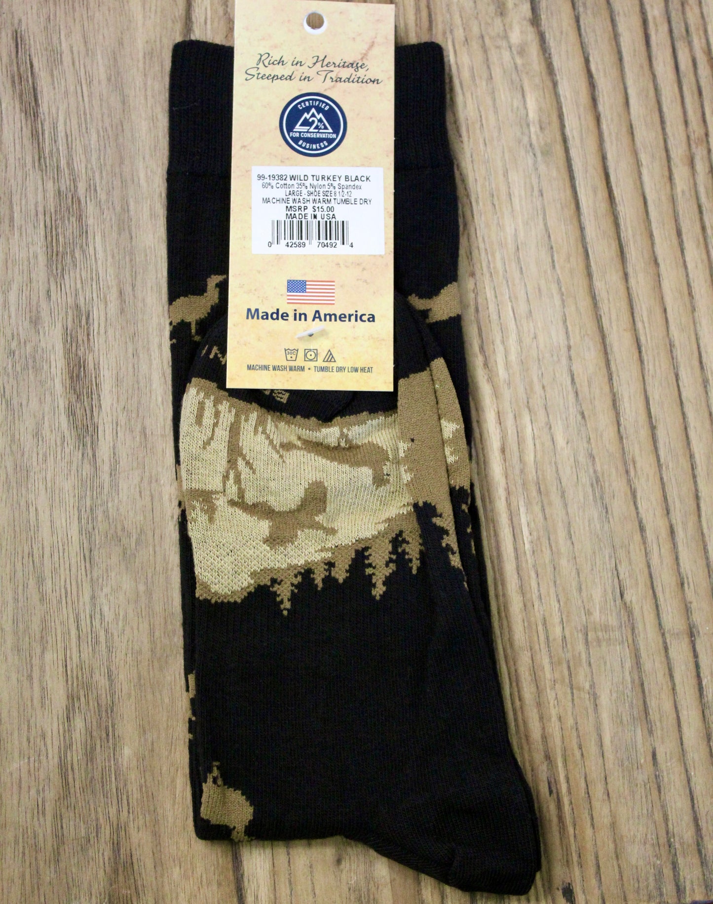 Wild Turkey – Black Socks